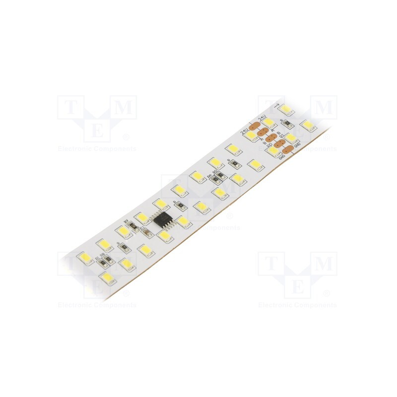 1 m x IPIXEL LED - S020240BC1DC0 (COLD WHITE) - LED tape, white cold, 2835, 24V, LED/m: 240, 20mm, white PCB, 120°