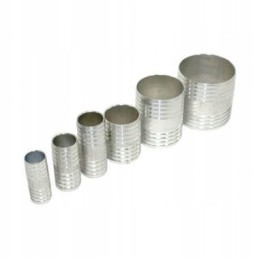 Aluminum connector fi 28mm for connecting pressure hoses