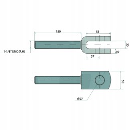 Forks 30mm 200992202 granite