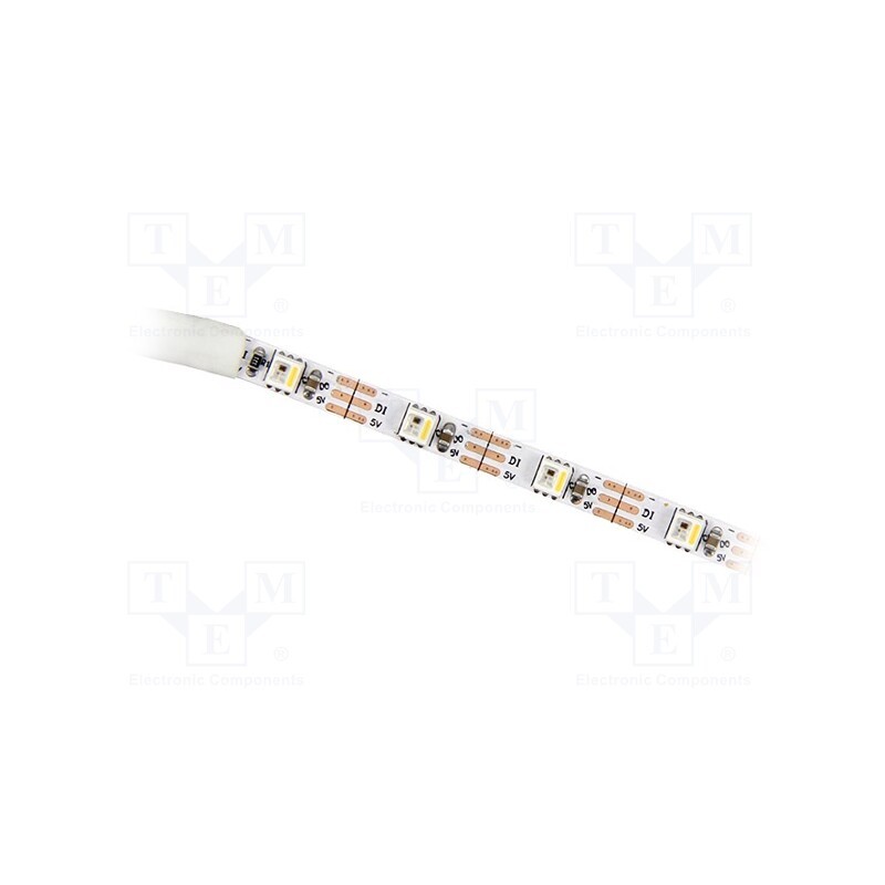 1 m x IPIXEL LED - S005060DA4SA1 - Programmable LED tape, RGBW, 3535, 5V, LED/m: 60, 5mm, white PCB