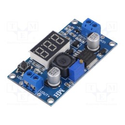 1 pcs x DFROBOT - DFR0379 - Converter: step down, Uout: 1.25÷37V, Uin: 4÷40V, 3A, 88%, 66x36mm