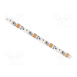 1 m x IPIXEL LED - S004060DA3SA5 - Programmable LED tape, RGB, 3535, 5V, LED/m: 60, 4mm, white PCB