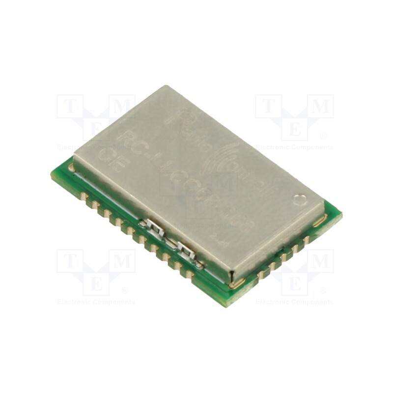 1 pcs x RADIOCONTROLLI - RC-LLCC68-868 - Module: LoRA, 868MHz, SPI, -148dBm, 1.8÷3.7VDC, 20.5dBm, SMD