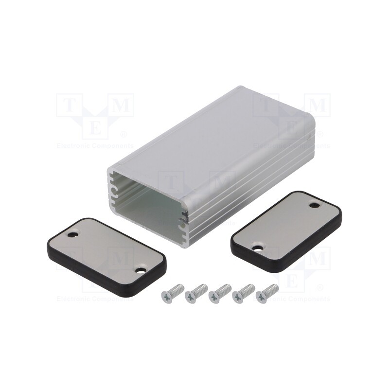 1 pcs x HAMMOND - 1455D801 - Enclosure: with panel, 1455, X: 45mm, Y: 25mm, Z: 80mm, aluminium