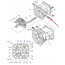 3014183x91 clutch housing plug