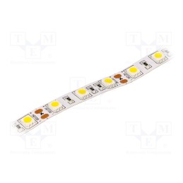 1 m x LUCKYLIGHT - LS-5050WW60RN-2 - LED tape, white warm, 5050, 12V, LED/m: 60, 10mm, IP20, 120°, 14.4W/m