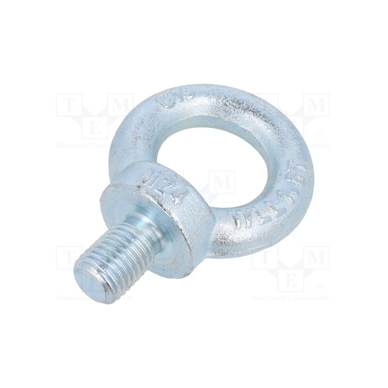 1 pcs x DROMET - SZU24 - Lifting eye bolt, M24x36, Head: eye, steel, zinc, DIN 580, 50mm