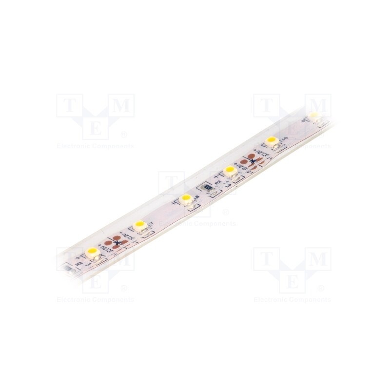 1 m x LUCKYLIGHT - LS-3528WW60RN-1 - LED tape, white warm, 3528, 12V, LED/m: 60, 10mm, IP65, 120°, 4.8W/m