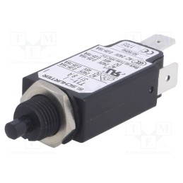 1 pcs x SCHURTER - 4400.0401 - Circuit breaker, Urated: 240VAC, 48VDC, 8A, SPST, Poles: 1, screw