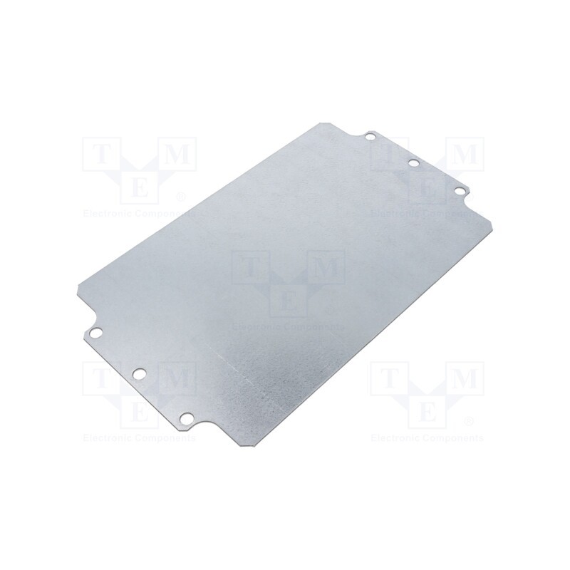 1 pcs x FIBOX - 9511096 - Mounting plate, steel, W: 146mm, L: 244mm, Thk: 1.5mm, Plating: zinc