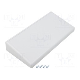 1 pcs x HAMMOND - 1599HTSGY - Enclosure: desktop, 1599, X: 220mm, Y: 110mm, Z: 40mm, ABS, grey, IP54