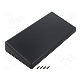 1 pcs x HAMMOND - 1599HTSBK - Enclosure: desktop, 1599, X: 220mm, Y: 110mm, Z: 40mm, ABS, black, IP54