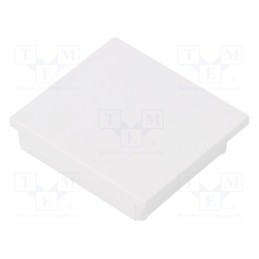 1 set x TOPMET - V4600001 - Cap for LED profiles, white, 2pcs, ABS, VARIO30-08