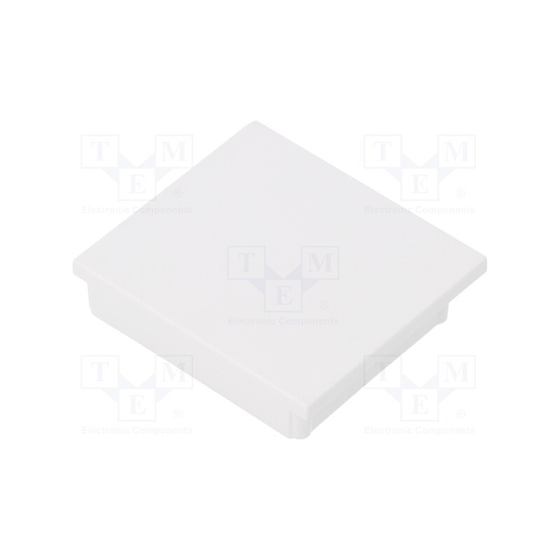 1 set x TOPMET - V4600001 - Cap for LED profiles, white, 2pcs, ABS, VARIO30-08