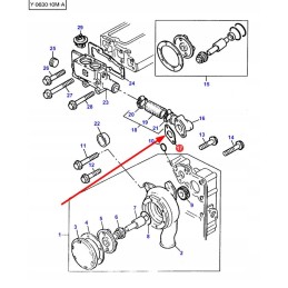 3638698m1 cooling pipe gasket