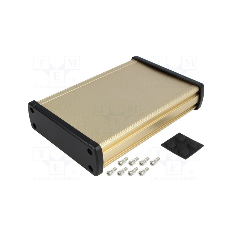 1 pcs x GAINTA - ALUG704GD160 -AS - Enclosure: multipurpose, X: 113.7mm, Y: 169mm, Z: 35.2mm, aluminium