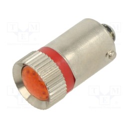 1 pcs x CML INNOVATIVE TECHNOLOGIES - 18271350 - Indicator: LED, BA9S,T10, red, plastic, 24VDC, -20÷60°C
