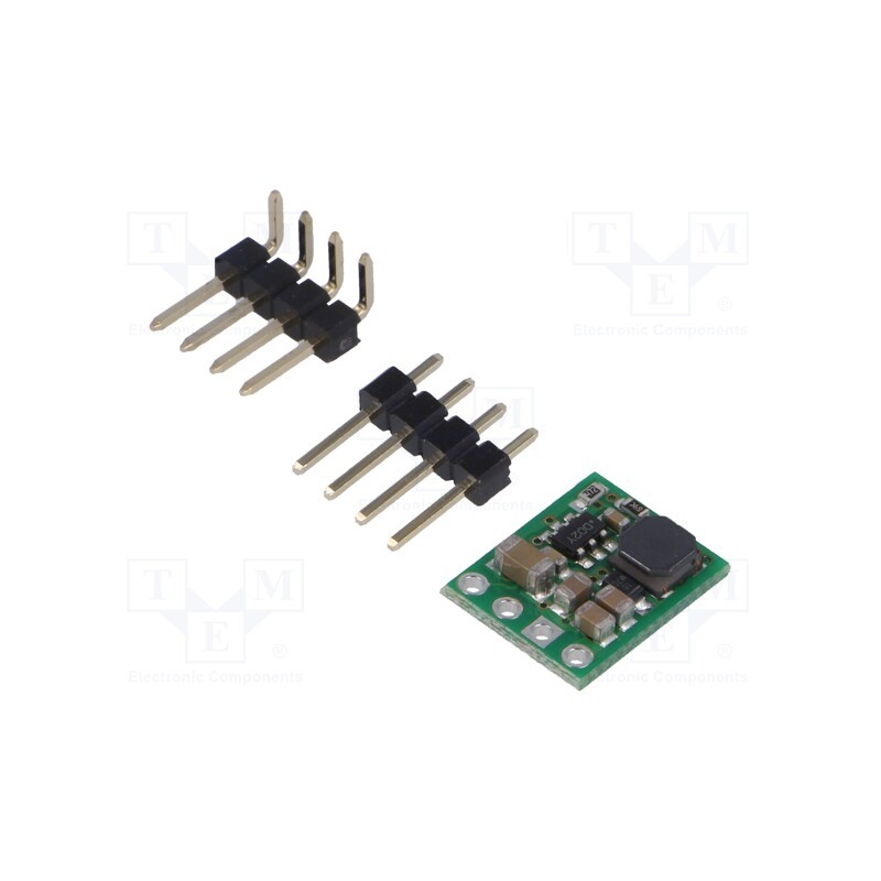 1 pcs x POLOLU - 9V, 600MA STEP-DOWN VOLTAGE REGULATOR - Converter: step down, Uout: 9V, Uin: 9.2÷50V, 600mA, 13x10mm