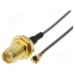 1 pcs x MICROCHIP TECHNOLOGY - RN-UFL-SMA6 - Cable-adapter, Len: 150mm, I-PEX (u.FL),SMA-Reverse Polarity