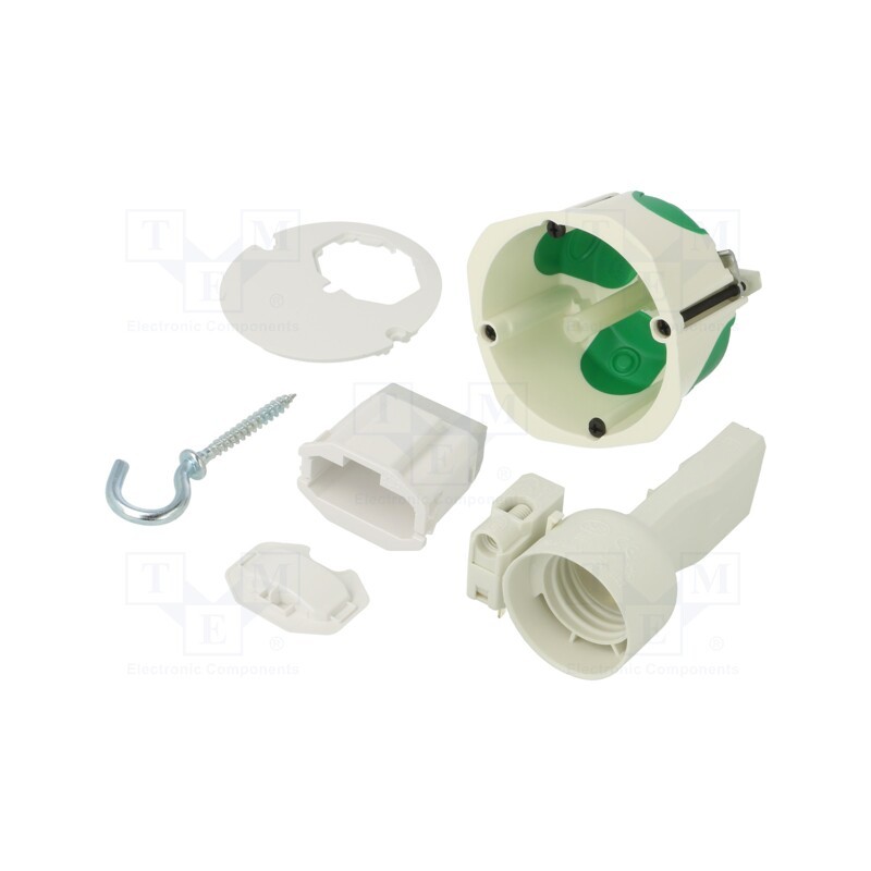 1 pcs x SCHNEIDER ELECTRIC - IMT35021 - Enclosure: junction box, Ø: 71mm, Z: 49mm, plaster embedded, IP40
