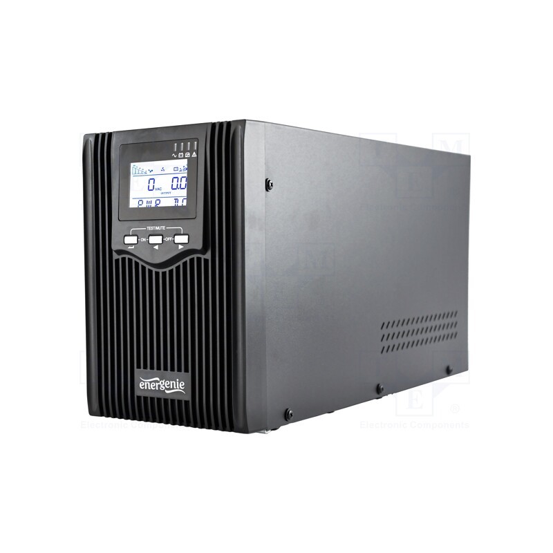 1 pcs x GEMBIRD - EG-UPS-PS2000-02 - Power supply: UPS, 1.6kW, 2kVA, Uin: 220V, 144x410x215mm, 9Ah