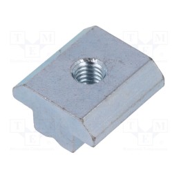 1 pcs x FATH - 96036 - Nut, for profiles, Width of the groove: 10mm, steel, zinc, T-slot