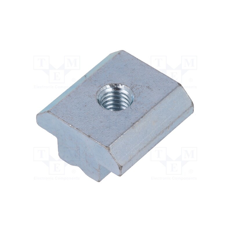 1 pcs x FATH - 96036 - Nut, for profiles, Width of the groove: 10mm, steel, zinc, T-slot