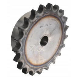 Hardened single chain wheel, 22 teeth, 3 4