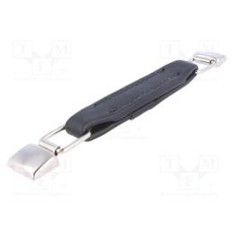 1 pcs x KEYSTONE - 8352 -AS - Handle, fabric, black, 177.8mm