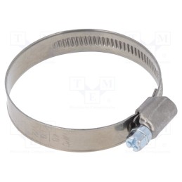 1 pcs x MPC INDUSTRIES - DD2040 - Worm gear clamp, W: 12mm, Clamping: 40÷60mm, DD, W2, DIN 3017
