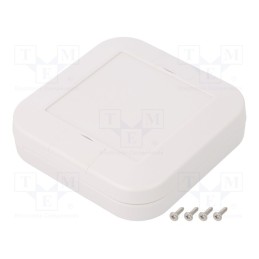 1 pcs x TAKACHI - WP10-10-3G - Enclosure: multipurpose, X: 100mm, Y: 100mm, Z: 25mm, WP, ASA, IP67