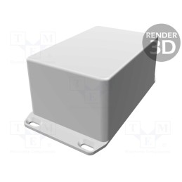 1 pcs x HAMMOND - 1590WTFL - Enclosure: multipurpose, X: 80mm, Y: 121mm, Z: 59mm, 1590W, aluminium