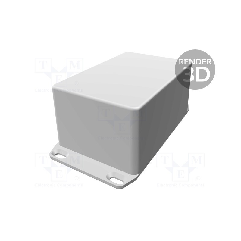 1 pcs x HAMMOND - 1590WTFL - Enclosure: multipurpose, X: 80mm, Y: 121mm, Z: 59mm, 1590W, aluminium