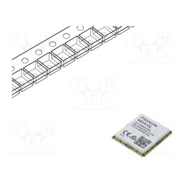 1 pcs x FIBOCOM - N510-GL-20-00 - Module: GSM, Down: 158.5kbps, 4G, LCC42, LTE Cat.NB1,LTE Cat.NB2