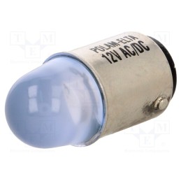 1 pcs x POLAM-ELTA - LB-BA15D-24AC/DC - LED lamp, blue, BA15D, 24VDC, 24VAC