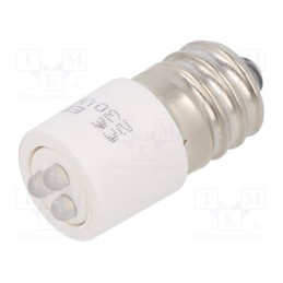 1 pcs x CML INNOVATIVE TECHNOLOGIES - 1863723W3D - Indicator: LED, E14, white, plastic, 230VAC, 230VDC, -20÷60°C