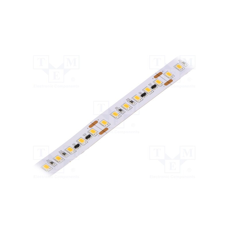 1 m x IPIXEL LED - S012120BC1HZ (WARM WHITE) - LED tape, white warm, 2835, 24V, LED/m: 120, 12mm, white PCB, 120°