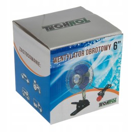 Rotary fan with clip 12v 6