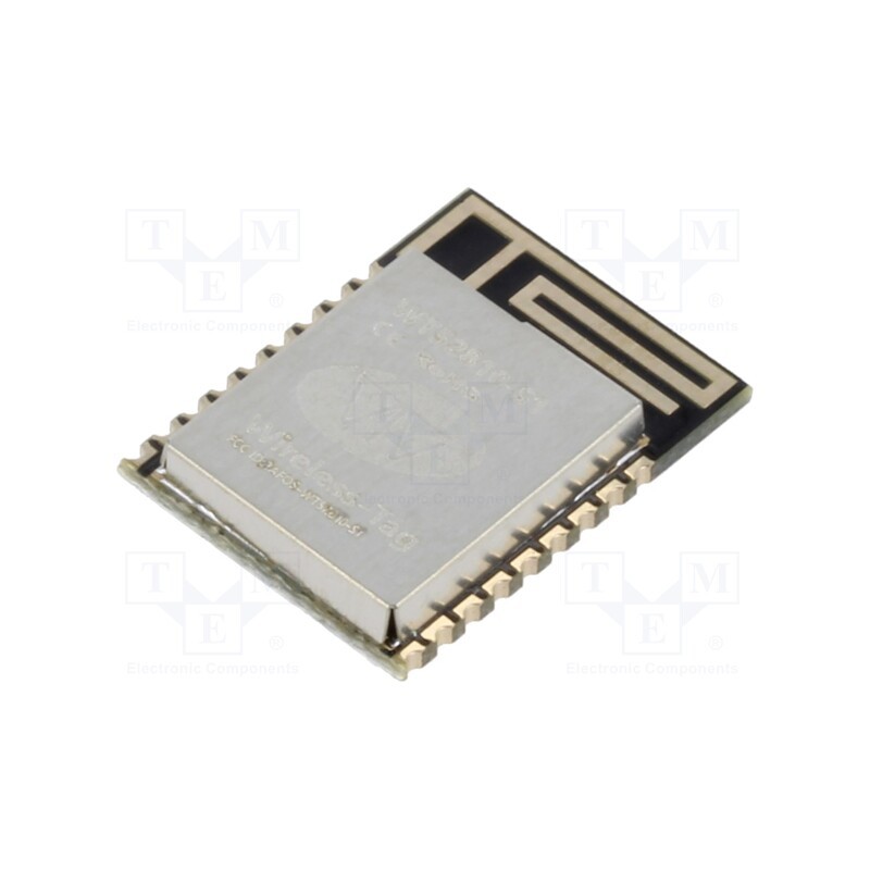 1 pcs x WIRELESS-TAG - WT52810-S1 - Module: Bluetooth Low Energy, UART, SMD, 15.8x11.9x2mm