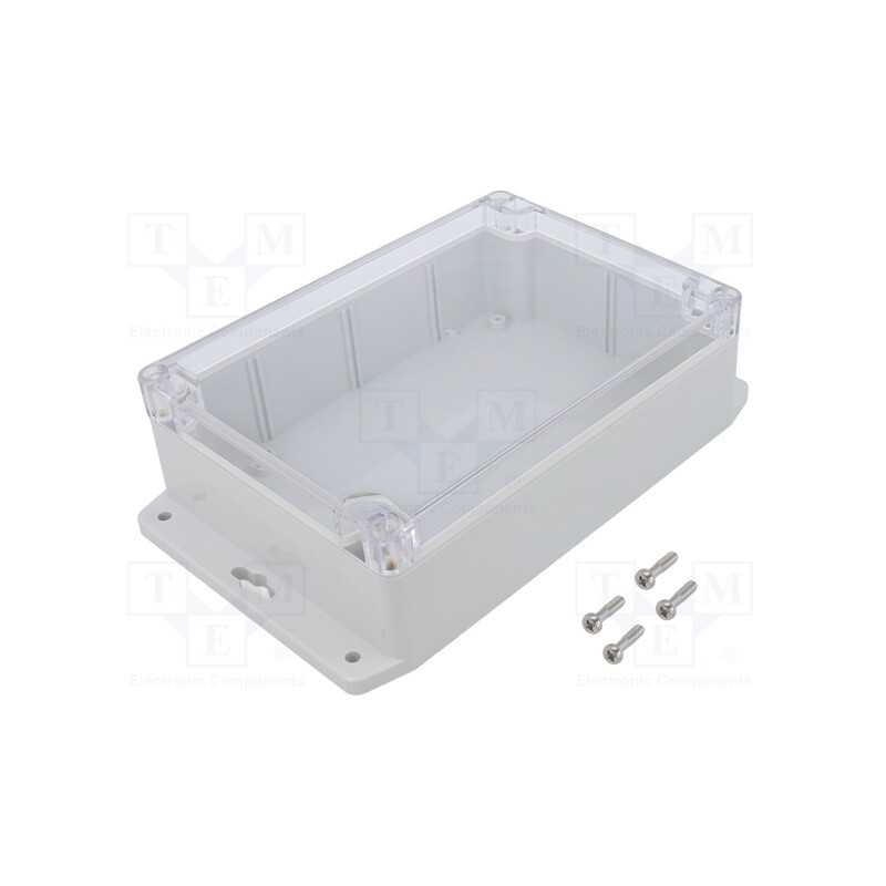 1 pcs x GAINTA - G214CMF-IP67 - Enclosure: multipurpose, X: 121mm, Y: 171mm, Z: 55mm, polycarbonate
