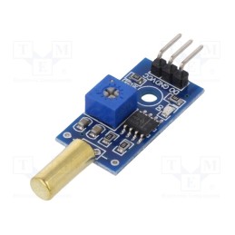 1 pcs x OKYSTAR - OKY3227 - Sensor: tilt, LM393, Ch: 1, 32x14mm, 3÷5VDC, Arduino