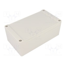 1 pcs x HAMMOND - 1555JGY - Enclosure: multipurpose, X: 90mm, Y: 160mm, Z: 60mm, 1555, ABS, grey