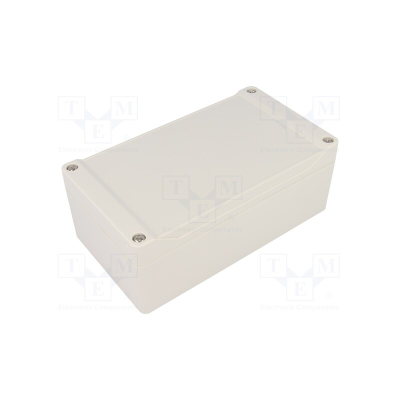 1 pcs x HAMMOND - 1555JGY - Enclosure: multipurpose, X: 90mm, Y: 160mm, Z: 60mm, 1555, ABS, grey