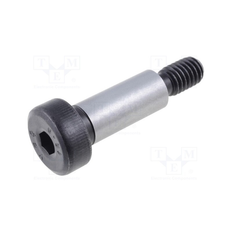 1 pcs x ELESA+GANTER - ISO 7379-8-M6-20 - Shoulder screw, steel, M6, 1, Thread len: 11mm, hex key, HEX 4mm