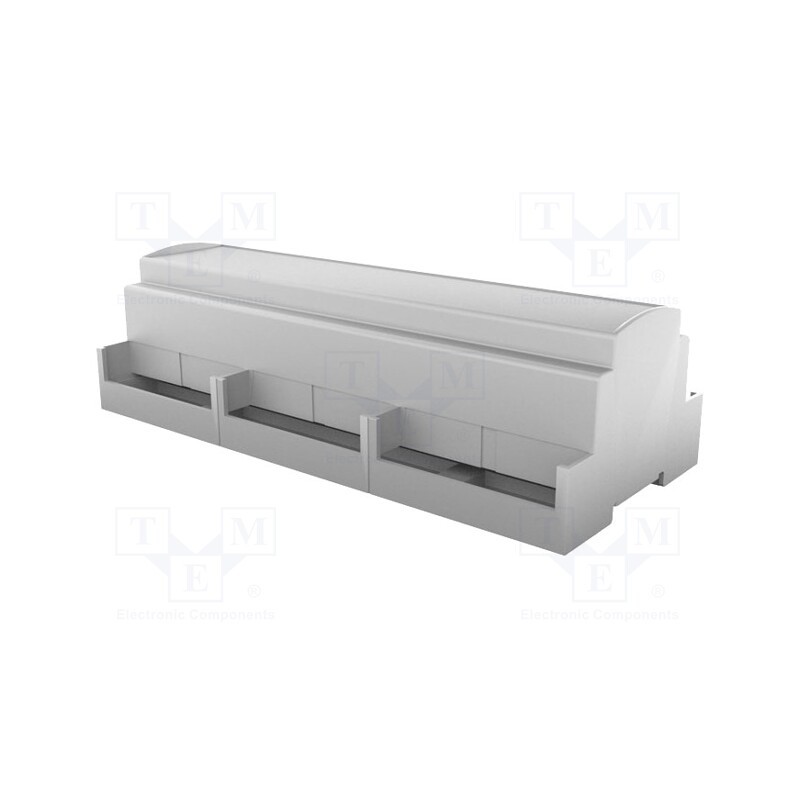 1 pcs x ITALTRONIC - 25.1203000.BL - Enclosure: for DIN rail mounting, Y: 91mm, X: 213mm, Z: 62mm, grey
