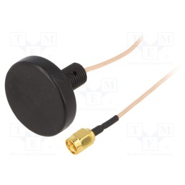 1 pcs x SR PASSIVES - GSM-ANT123 - Antenna, GSM, 0.5dBi, linear, screw type, 50Ω, male,SMA, -40÷85°C
