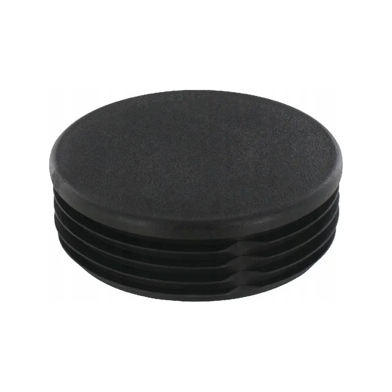 Black protective cap 16mm with grooves