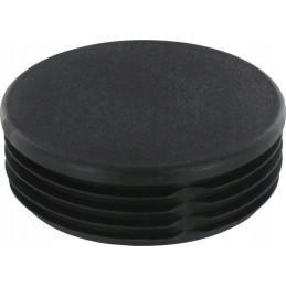 Black protective cap 16mm with grooves