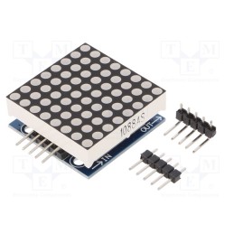 1 pcs x OKYSTAR - OKY3527 - Display: LED, 8x8, 32x32x13mm, 5VDC, IC: MAX7219, Display: matrix