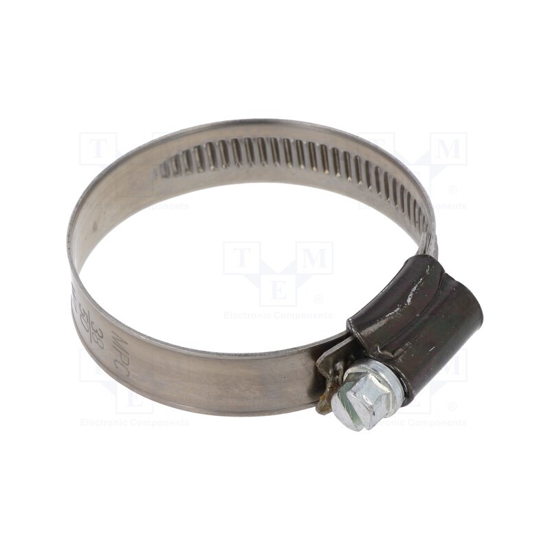 1 pcs x MPC INDUSTRIES - ST038 -AS - Worm gear clamp, W: 9mm, Clamping: 38÷50mm, steel, ST, W1, DIN 3017